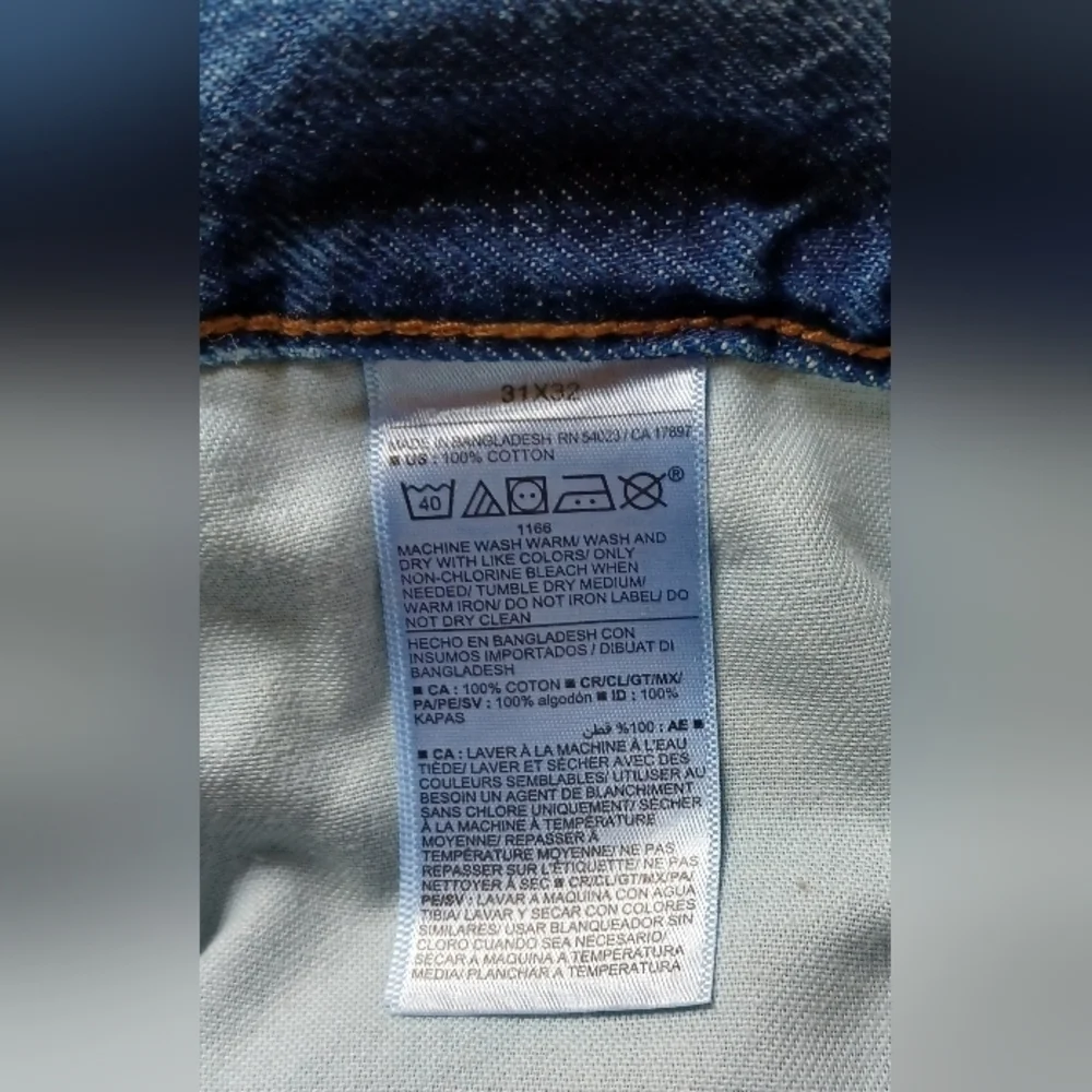 Old Navy Loose Fit Basic Medium Wash Men's Classic Blue Jeans 31x32